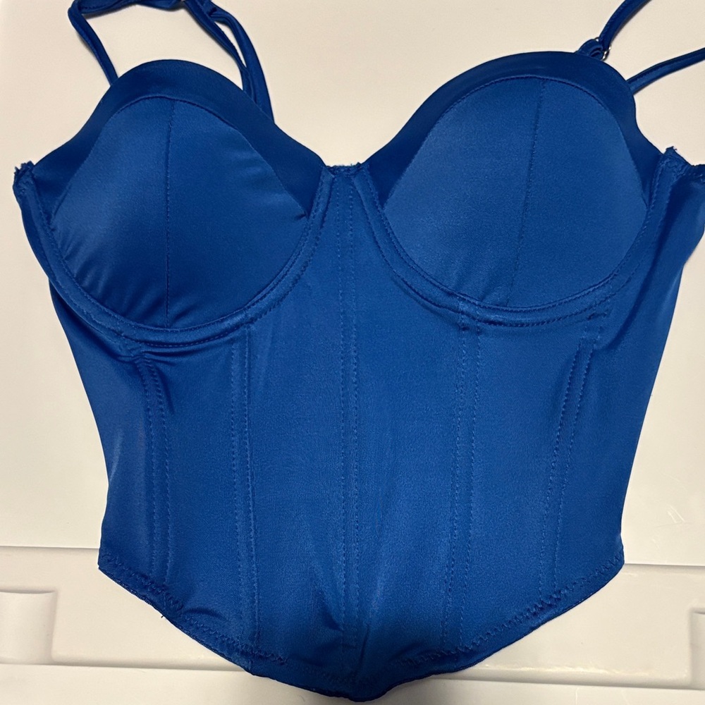 Forever 21 Royal Blue Bustier Bra